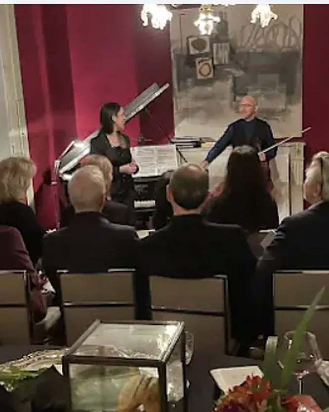 Anaïs Crestin, Concierto privado avec John Mc Grosso, violon
