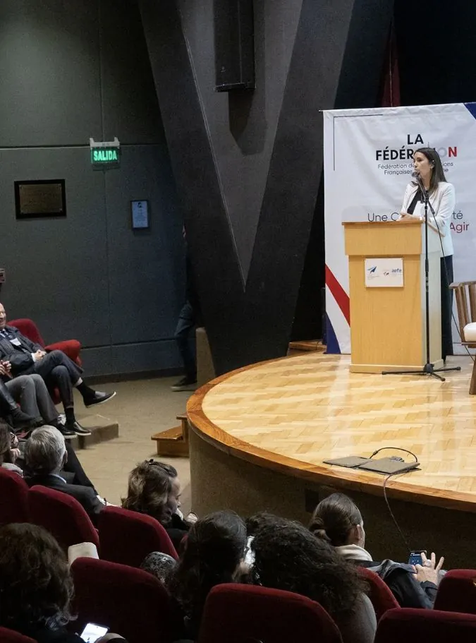 Anaïs Crestin en intervention