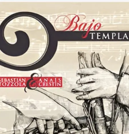 Portada del álbum Bajo Templado, Anaïs Crestin y Sebastián Tozzola