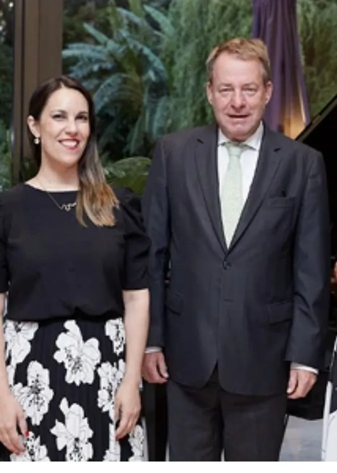 Anaïs Crestin en réception officielle